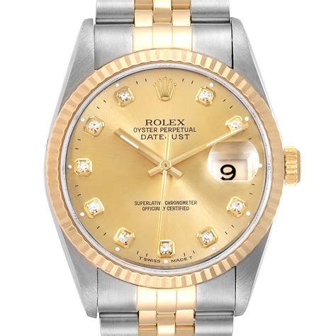 rolex 16233 diamond dial|rolex datejust 16233 day night.